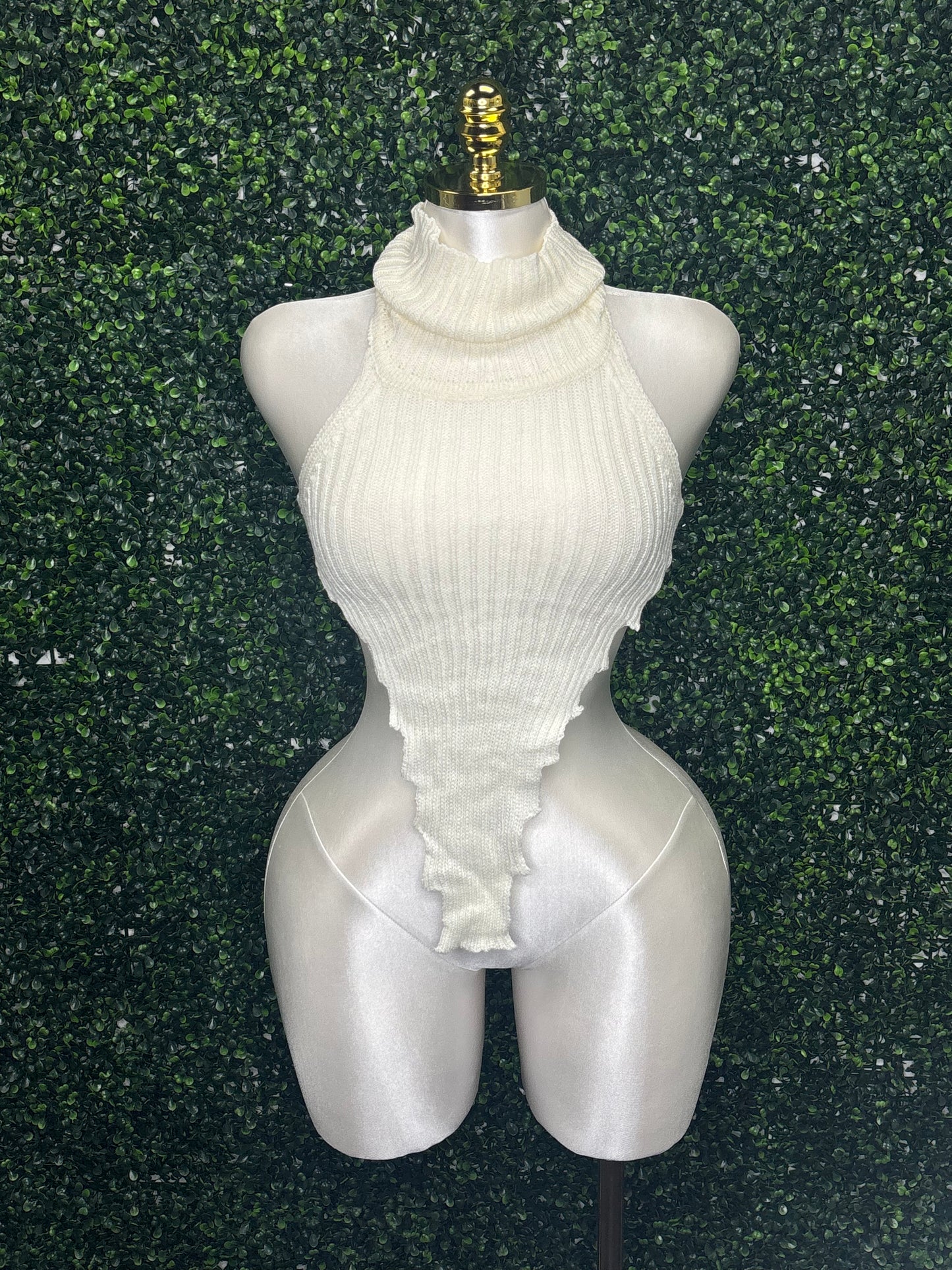 Ivory Halter-Top